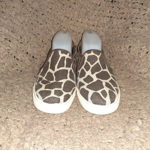 COLE HAAN-Grand.Os-Jennica Shimmer Giraffe Print-Loafers-Sz 7.5B-Excellent - Picture 5 of 7